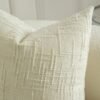 Unyqoos® Set van twee luxe chenille kussenhoezen met elegant design voor huisdecoratie
