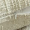 Unyqoos® Set van twee luxe chenille kussenhoezen met elegant design voor huisdecoratie
