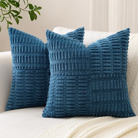 550x550-41490.jpg Unyqoos® Set van 2 decoratieve corduroy kussenslopen met strepen voor een stijlvol interieur