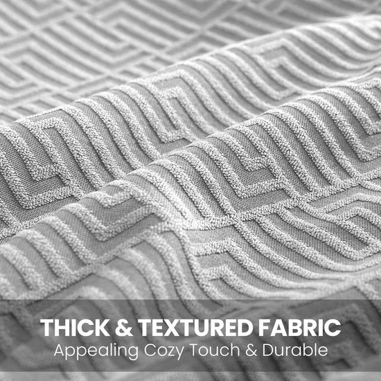 550x550-41537.jpg Unyqoos® Set van twee zilvergrijze kussenhoezen met geometrisch design en verborgen ritssluiting