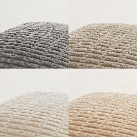 Unyqoos® Set van Vier Decoratieve Corduroy Kussenslopen voor Woonkamer en Slaapkamer