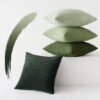 550x550-41601.jpg Unyqoos® Set van vier groene corduroy kussenhoezen voor diverse interieurstijlen
