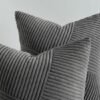 Unyqoos® Kussenslopen 30 x 30 cm, Donkergrijs, Set van 2, Modern Geometrisch Design
