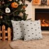 Unyqoos® Set van 2 decoratieve kussenhoezen voor herfst en Halloween sfeer