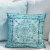 Unyqoos® Set van 2 Boho Kussenhoezen met Vintage Design in Diep Blauw, 45 x 45 cm