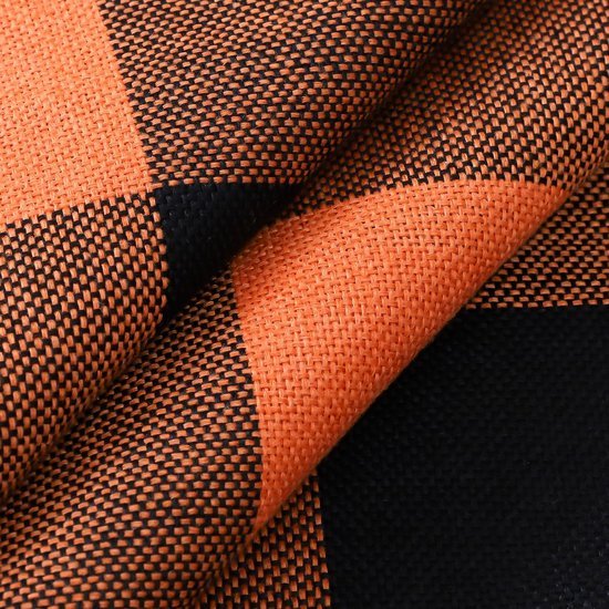 Unyqoos® Set van 2 stijlvolle geruite kussenslopen voor bank en slaapkamer in zwart-wit design