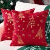 550x550-41765.jpg Unyqoos® Set van 2 fluwelen kussenslopen in rood voor feestelijke kerstdecoratie