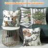 550x550-41794.jpg Unyqoos® Set van 4 Kerstkussenslopen met Omkeerbaar Patroon voor Feestelijke Sfeer
