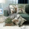 550x550-41796.jpg Unyqoos® Set van 4 Kerstkussenslopen met Omkeerbaar Patroon voor Feestelijke Sfeer