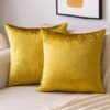 550x550-41825.jpg Unyqoos® Set van 2 fluwelen kussenslopen goudkleurig 50x50 cm voor luxe interieur