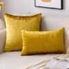 550x550-41826.jpg Unyqoos® Set van 2 fluwelen kussenslopen goudkleurig 50x50 cm voor luxe interieur