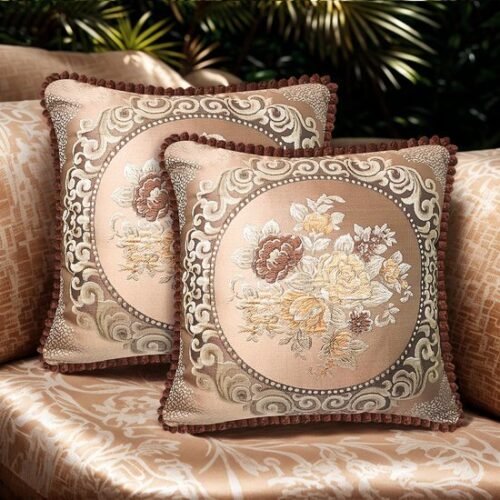 550x550-41846.jpg Unyqoos® Set van 2 stijlvolle jacquard kussenhoezen voor bank en bed decoratie