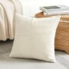 550x550-41866.jpg Unyqoos® Set van 2 decoratieve kussenslopen van corduroy met gestreept patroon voor stijlvolle woondecoratie