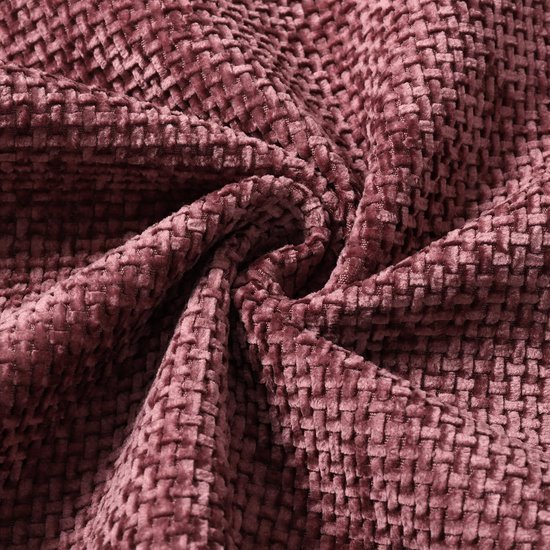 550x550-41886.jpg Unyqoos® Set van 2 luxe chenille kussenhoezen voor bank en bed in wijnrood