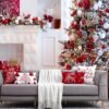 550x550-41909.jpg Unyqoos® Set van 4 decoratieve kerstkussenslopen met feestelijke print en verborgen ritssluiting