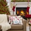 550x550-41931.jpg Unyqoos® Set van 2 Winterse Kussenhoezen voor Sfeervolle Kerstdecoratie in Huis