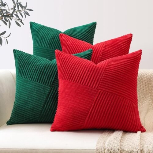 550x550-41937.jpg Unyqoos® Set van 4 decoratieve corduroy kussenslopen met unieke gestreepte textuur voor woonkamer en meer