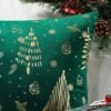 550x550-41947.jpg Unyqoos® Set van 2 Fluwelen Kerstkussenslopen voor Sierkussens in Woonkamer of Slaapkamer