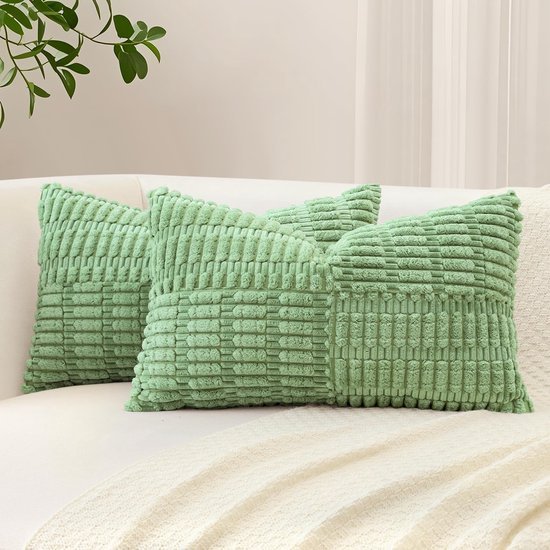 550x550-41951.jpg Unyqoos® Set van 2 decoratieve corduroy kussenslopen met gestreept patroon voor woondecoratie