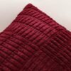 Unyqoos® Set van 2 decoratieve corduroy kussenhoezen met bohemian streepontwerp 50x50 cm