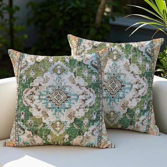 Unyqoos® Weerbestendige boho sierkussens 45x45 cm voor binnen en buiten decoratie