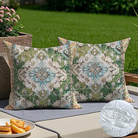 Unyqoos® Weerbestendige boho sierkussens 45x45 cm voor binnen en buiten decoratie