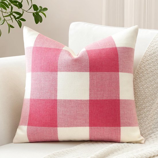 550x550-41997.jpg Unyqoos® Geruite kussenhoes 40x40 cm voor stijlvolle woonkamer en slaapkamer inrichting