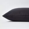 Unyqoos® Zwarte percal kussensloop van Egyptisch katoen met ritssluiting 40 x 80 cm