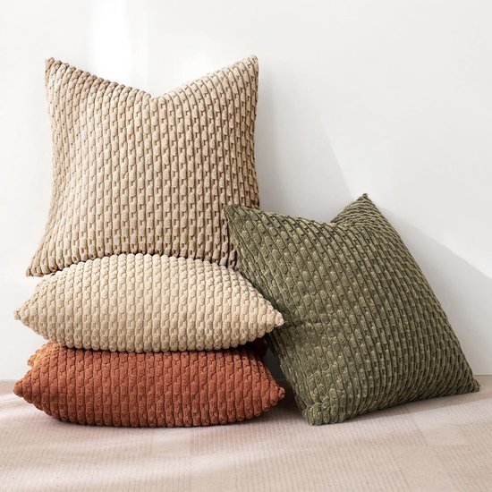 550x550-42032.jpg Unyqoos® Set van vier stijlvolle corduroy kussenhoezen voor moderne woonkamers