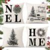 550x550-42039.jpg Unyqoos® Set van 4 decoratieve kerstkussenhoezen 45x45 cm voor sfeervolle winterdecoratie