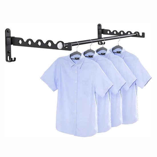 Unyqoos ® Ruimtebesparende Inklapbare Kledinghanger Set voor Binnen en Buiten Gebruik