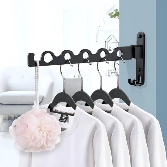 Unyqoos ® Ruimtebesparende Inklapbare Kledinghanger Set voor Binnen en Buiten Gebruik