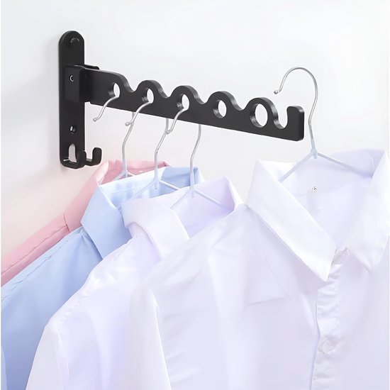 Unyqoos ® Ruimtebesparende Inklapbare Kledinghanger Set voor Binnen en Buiten Gebruik