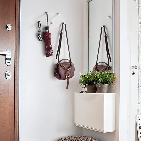 Unyqoos ® Stijlvolle en Sterke Zelfklevende Wandhaken voor Diverse Toepassingen in Huis