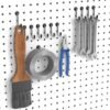 Unyqoos ® Veelzijdige Organisatieset voor Gereedschap met 146 Stuks Pegboard Haken en Accessoires