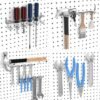 Unyqoos ® Veelzijdige Organisatieset voor Gereedschap met 146 Stuks Pegboard Haken en Accessoires