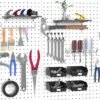 Unyqoos ® Veelzijdige Organisatieset voor Gereedschap met 146 Stuks Pegboard Haken en Accessoires