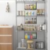 Unyqoos® Innovatieve 3-in-1 Opvouwbare Waskorven Set met 360° Draaibare Haken voor Efficiënte Opbergruimte