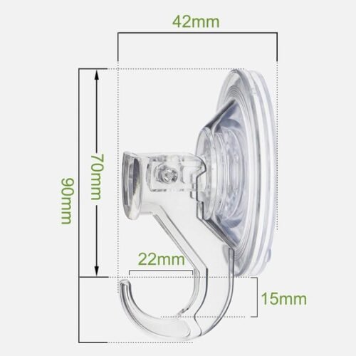 550x550-42212.jpg Unyqoos® Transparante zuignaphaken met hoog draagvermogen voor keuken en badkamer