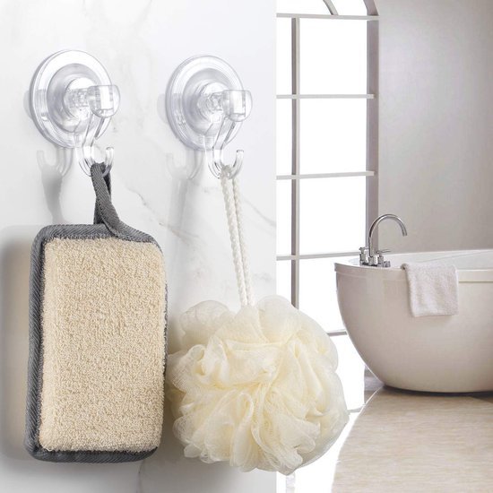 550x550-42213.jpg Unyqoos® Transparante zuignaphaken met hoog draagvermogen voor keuken en badkamer
