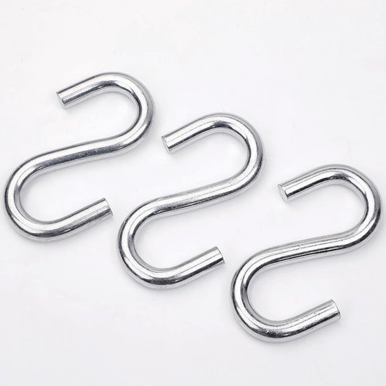 550x550-42279.jpg Unyqoos® Set van 10 compacte S-haken voor veelzijdige organisatie in huis en kantoor