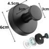550x550-42305.jpg Unyqoos® Set van 6 herbruikbare zwarte zuignaphaken voor badkamer en keuken