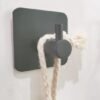 550x550-42309.jpg Unyqoos® Set van 6 zelfklevende grijze handdoekhaken voor badkamer en keuken zonder boren