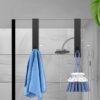 Unyqoos® Innovatieve Zelfklevende Douchehaken Set van 2 voor Handdoeken en Accessoires
