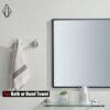 Unyqoos® Set van vier veelzijdige roestvrijstalen wandhaken voor badkamer en keuken