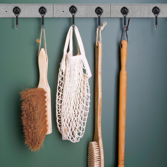 550x550-42372.jpg Unyqoos® Set van 10 sterke zwarte magneethaken voor veelzijdig gebruik in huis en kantoor