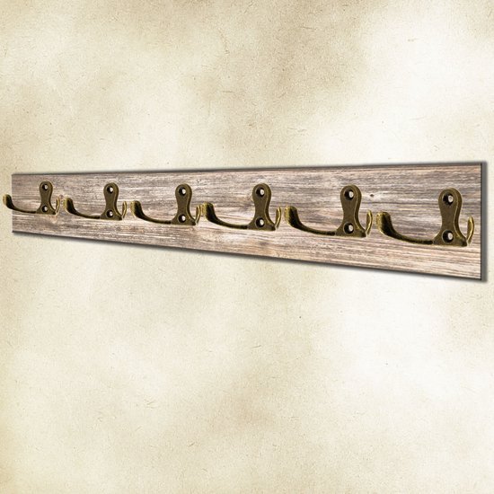550x550-42406.jpg Unyqoos® Set van zes vintage dubbele haken voor een nostalgische inrichting