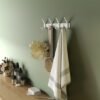 Unyqoos® Kledinghaken Wandmontage Met Vier Sterke Roestvrij Stalen Haken Voor Zware Belasting Tot 20 Kg