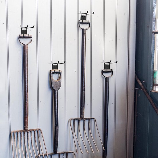 550x550-42484.jpg Unyqoos® Set van 4 multifunctionele wandhaken voor garage en tuinopslag