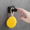 550x550-42494.jpg Unyqoos® Set van twee zwarte roestvrijstalen muurhaken voor badkamer en meer